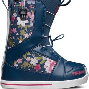 ThirtyTwo 86 FT Blue Hawaiian Hibiscus Flower Floral Snow Ski Snowboard Boot 8.5